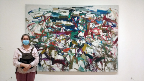 With Joan Mitchell